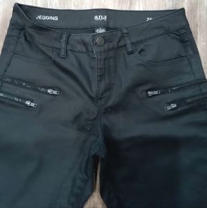 a.n.a. Black Jegging Biker Style